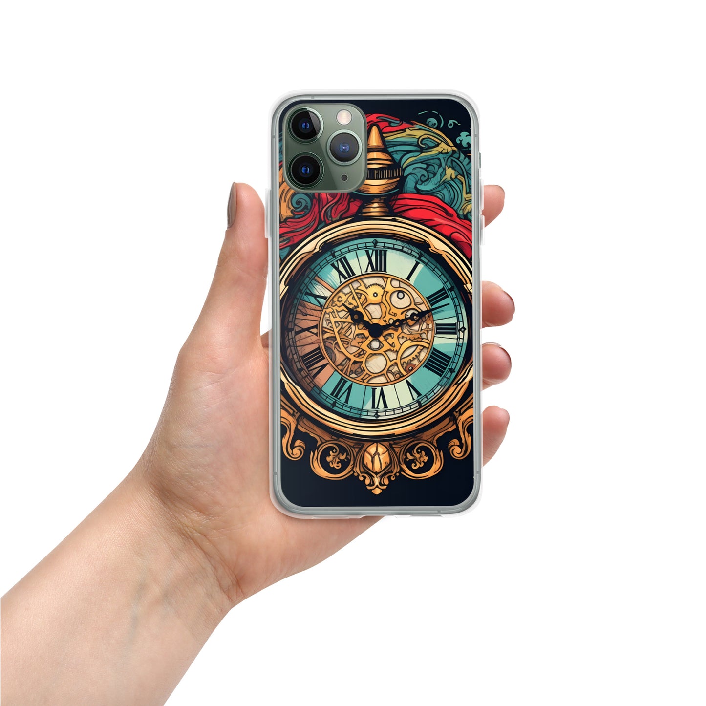Vintage Clock Graphic Case for iPhone®