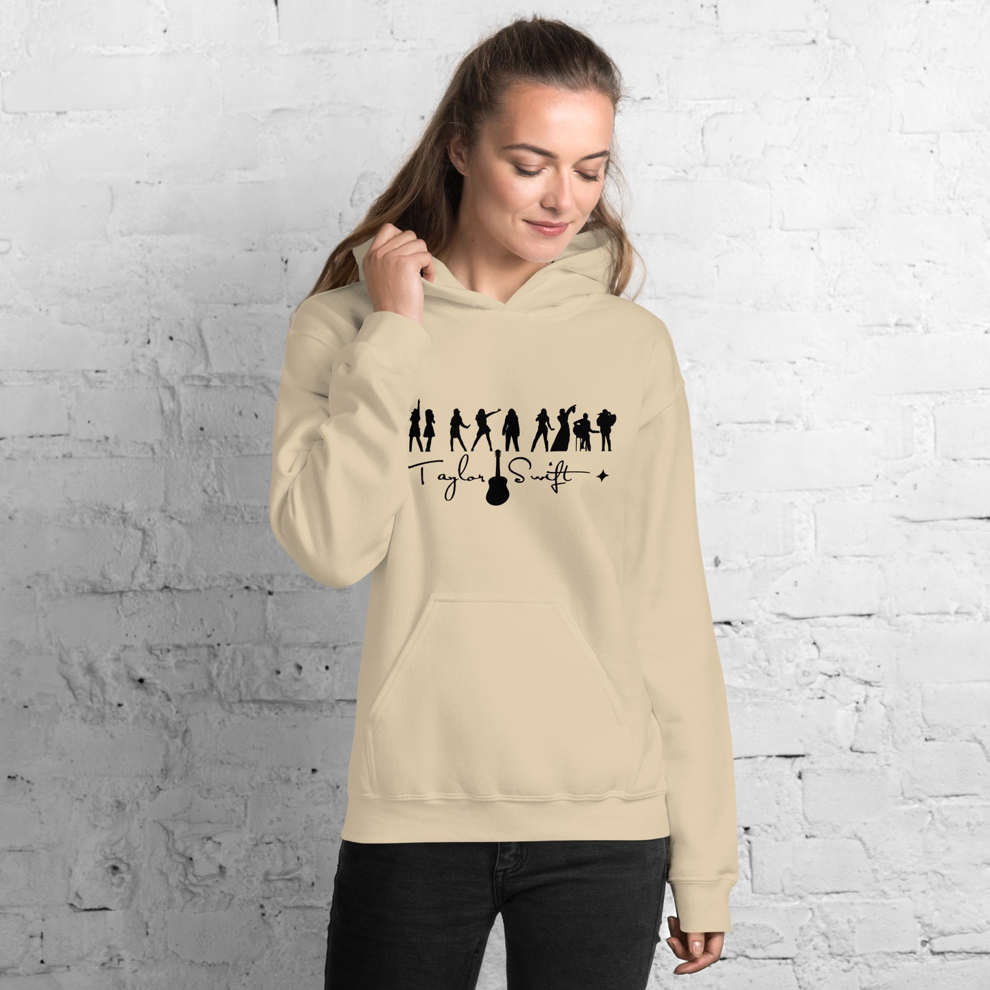 Taylor Swift Silhouettes Eras and Guitar Hoodie