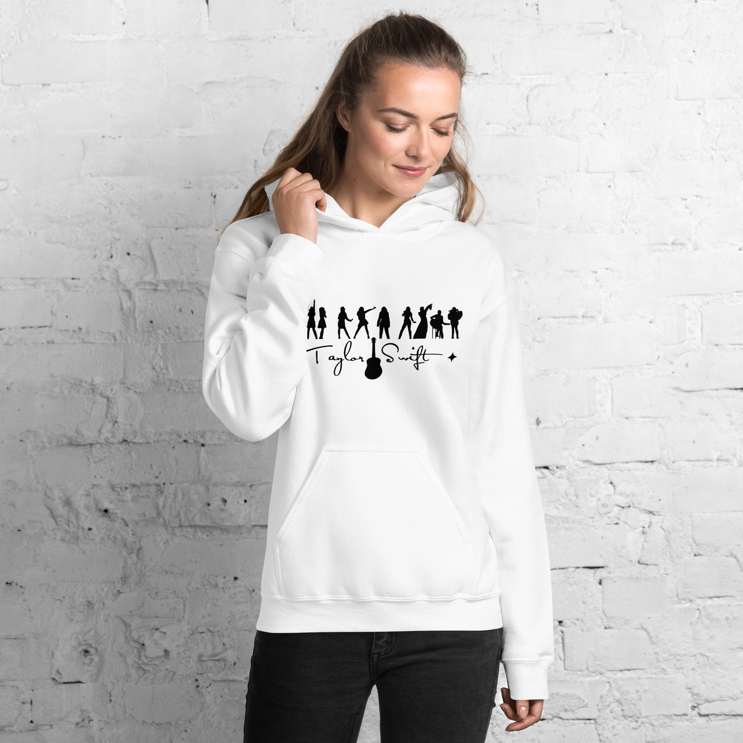 Taylor Swift Silhouettes Eras and Guitar Hoodie