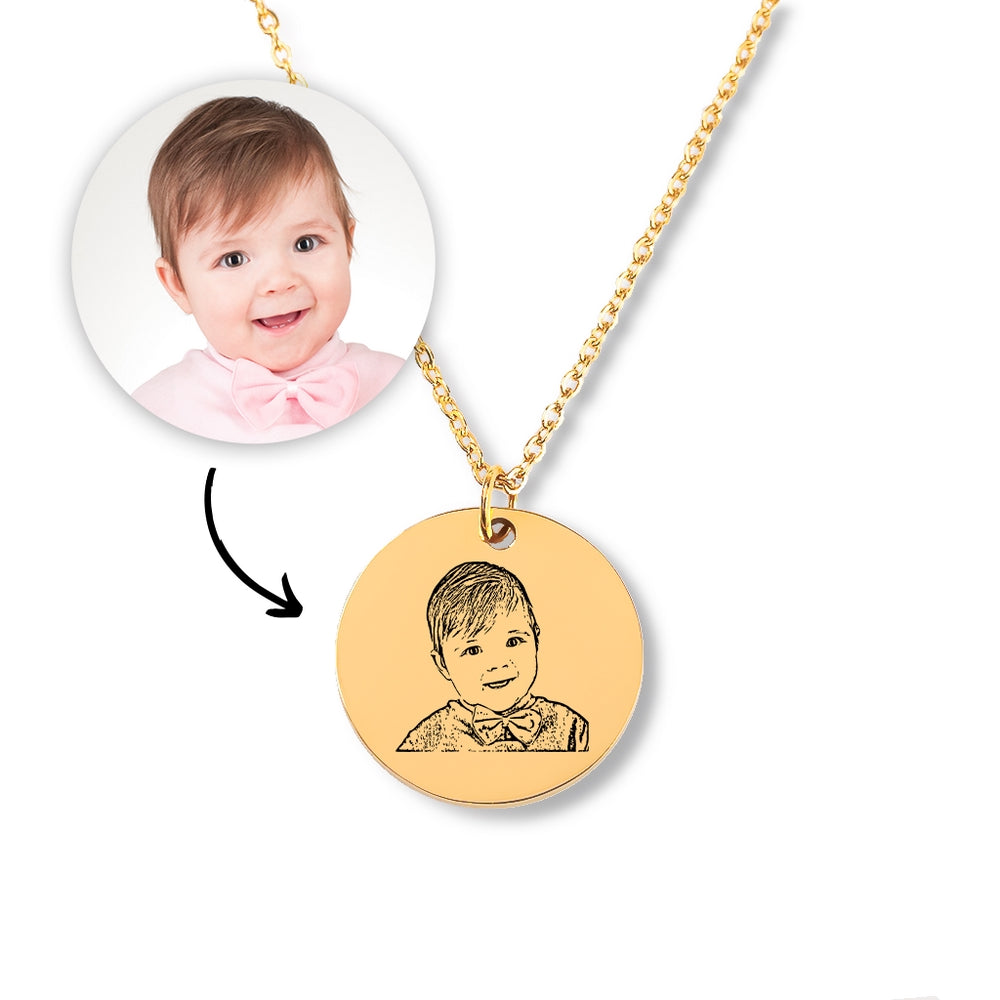 Baby Portrait Necklace
